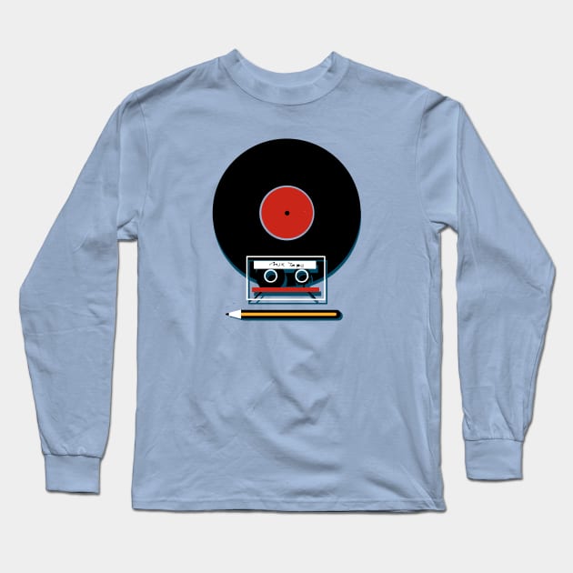 Mix tape Long Sleeve T-Shirt by Byrnsey